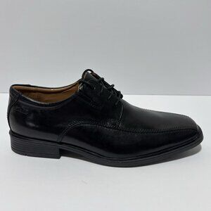 Clark’s Men’s Tilden Walk Black Leather Oxford, Size 8 M